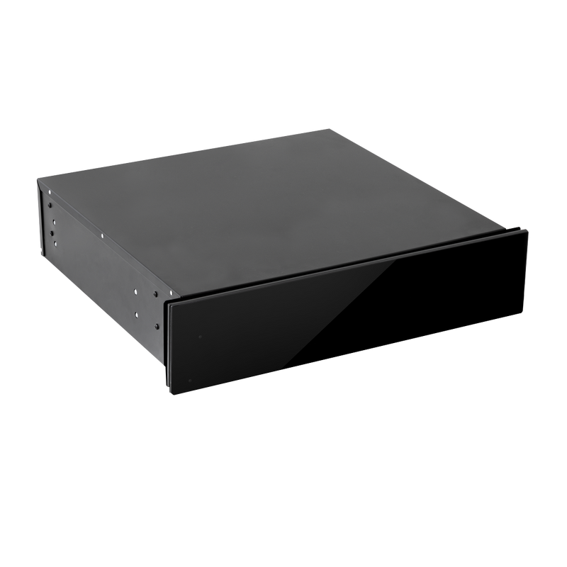 Baridi DH201  60cm Built-In Warming Drawer, Push-to-Open, Anti-Slip Mat, Black