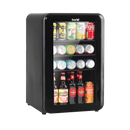 Baridi DH222  70L Under Counter Drinks/Beer & Wine Cooler Fridge, Retro Style, Black