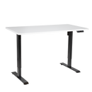 Dellonda DH244 White Electric Height Adjustable Standing Desk with Memory, Quiet, 1400x700mm