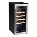 Baridi DH29  18 Bottle Wine Fridge Cooler & Touch Control, LED Light, Stainless Steel