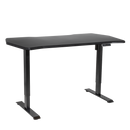 Dellonda DH43 Carbon Fibre Effect Electric Height Adjustable Standing Desk with Memory, Quiet, 1400 x 700mm