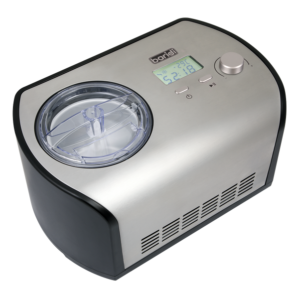 Baridi DH51 Ice Cream Maker with Fast Freeze 1.2L Capacity - Stainless Steel