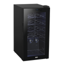 Baridi DH5  15 Bottle Wine Fridge with Digital Touchscreen Controls & LED Light, Black