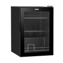 Baridi DH62  60L Beer & Drinks Fridge with LED Light, Black and Glass Door
