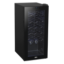 Baridi DH6  18 Bottle Wine Fridge with Digital Touchscreen Controls & LED Light, Black