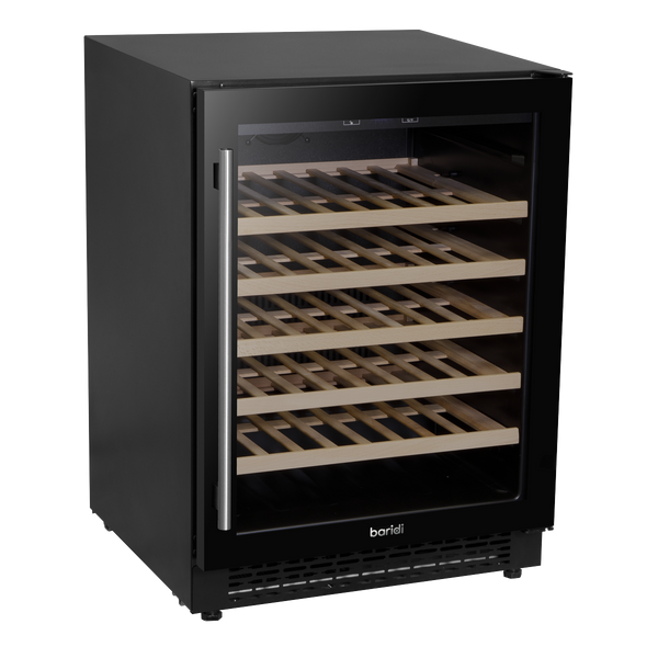 Baridi DH78  54 Bottle Wine Cellar Fridge with Digital Touch Screen Controls, Black