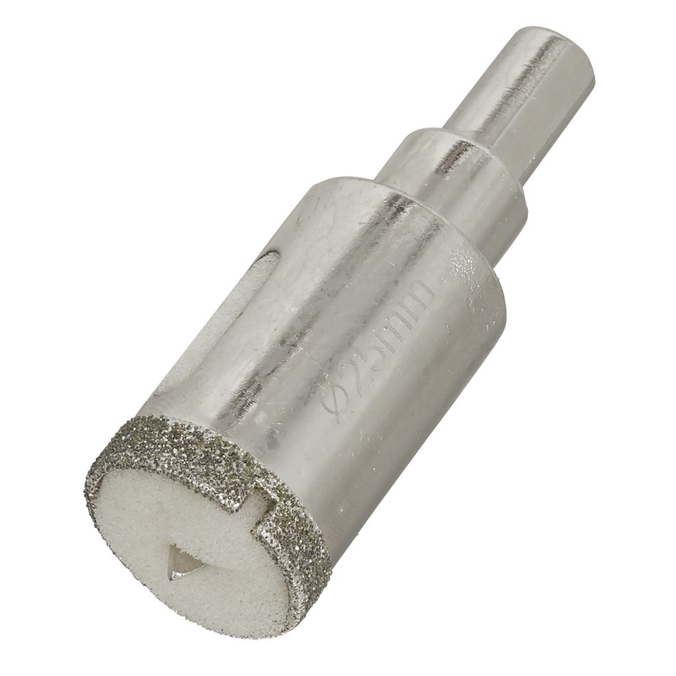 Sealey DHS25 Electroplated Diamond Hole Saw Diameter 25mm