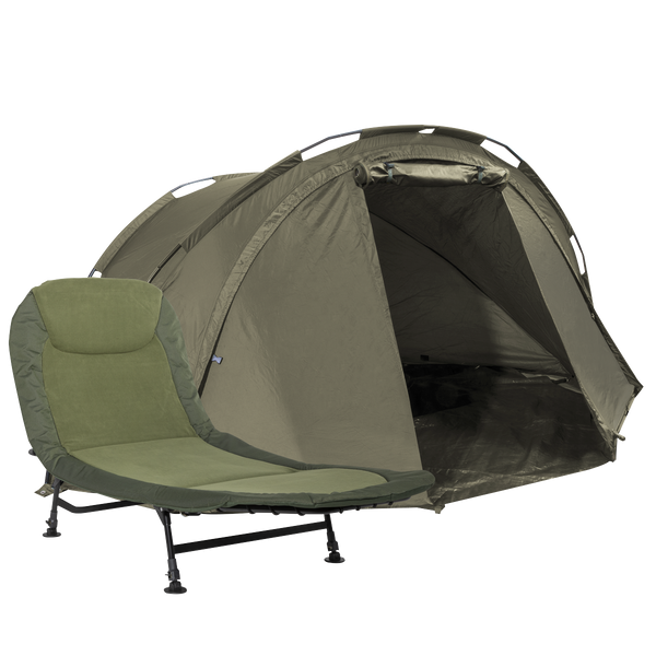 Dellonda DL141 One-Person Bivvy Tent & Bedchair Set