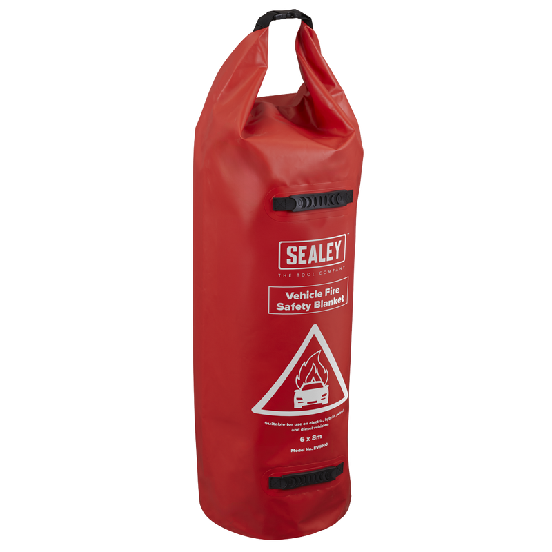 Sealey EV1000 Vehicle Fire Safety Blanket - PU Coated 6 x 8m