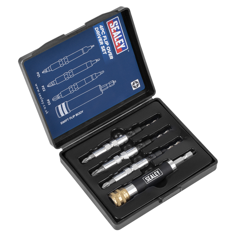Sealey FDS4 Flip-Over Drill/Driver Set 4pc