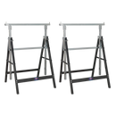 Sealey FDT32 Fold Down Telescopic Trestle - 200kg Capacity - Pair
