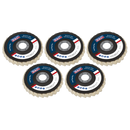 Sealey FFD5 Felt Flap Disc √ò115mm √ò22mm Bore - Pack of 5