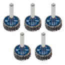 Sealey FW2510ASS Abrasive Flap Wheel Diameter 25 x 10mm Diameter 6mm Shaft Assorted Grit - Pack of 5