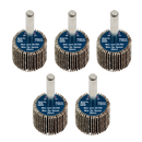 Sealey FW2520605 Abrasive Flap Wheel Diameter 25 x 20mm Diameter 6mm Shaft 60Grit - Pack of 5