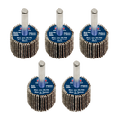 Sealey FW2520805 Abrasive Flap Wheel Diameter 25 x 20mm 80Grit Diameter 6mm Shaft - Pack of 5