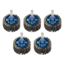 Sealey FW4020605 Abrasive Flap Wheel Diameter 40 x 20mm 60Grit Diameter 6mm Shaft - Pack of 5