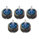 Sealey FW4020805 Abrasive Flap Wheel Diameter 40 x 20mm 80Grit Diameter 6mm Shaft - Pack of 5