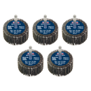 Sealey FW5025605 Abrasive Flap Wheel Diameter 50 x 25mm 60Grit Diameter 6mm Shaft - Pack of 5