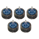 Sealey FW5025ASS Abrasive Flap Wheel Diameter 50 x 25mm Diameter 6mm Shaft Assorted Grit - Pack of 5