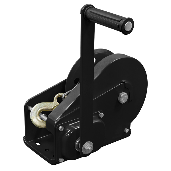 Sealey GWC2500B Geared Hand Winch with Brake & Cable 1130kg Capacity