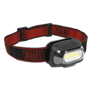 Sealey HT08R Rechargeable Head Torch with Auto-Sensor 8W COB LED