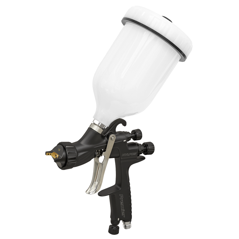 Sealey HVLP05 HVLP Gravity Feed Spray Gun 1.3mm Set-Up