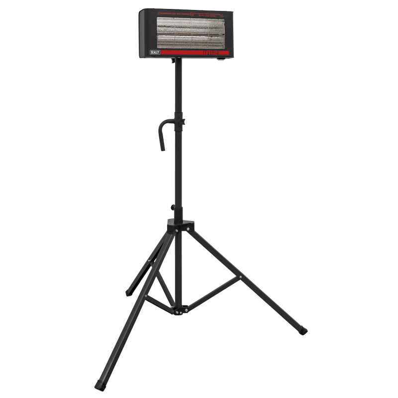 Sealey IR12CT Infrared Quartz Heater with Tripod Stand 230V 1.2kW