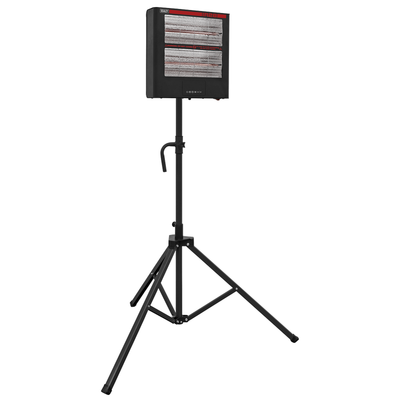 Sealey IR28CT Infrared Quartz Heater with Tripod Stand 230V 1.4/2.8kW