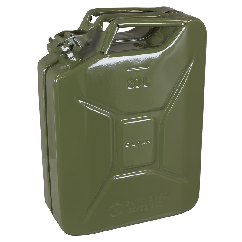Sealey JCY20G Jerry Can - Green 20L