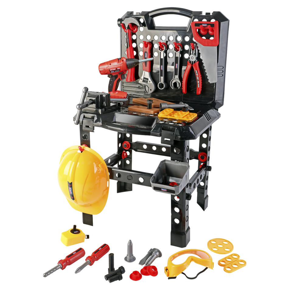 Sealey JTK2 Junior Toy Tool Kit with Workbench 90pc