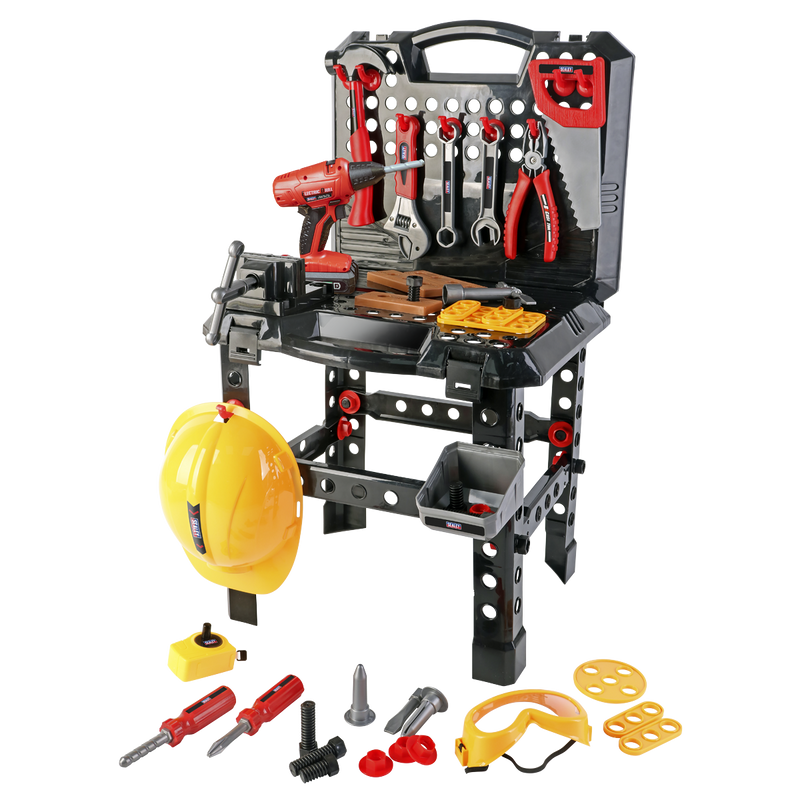 Sealey JTK2 Junior Toy Tool Kit with Workbench 90pc