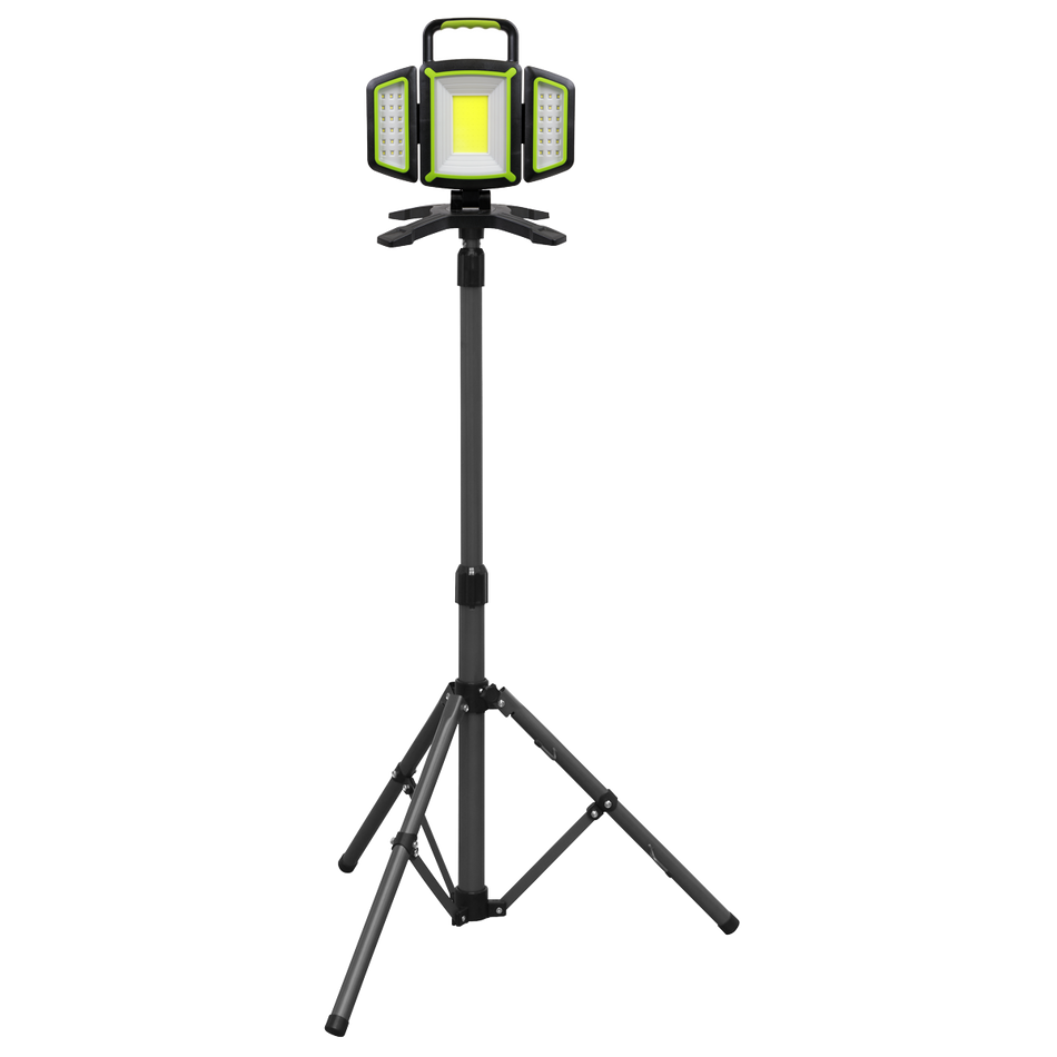 Sealey LED18WFLCOMBO Rechargeable Flexible Floodlight with Tripod