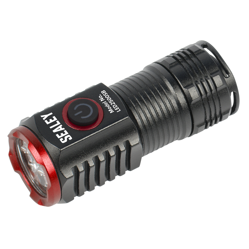 Sealey LED2500SB Super Beam 2500lm Rechargeable SMD LED 24W Pocket Light