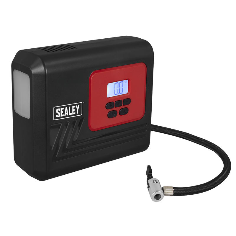Sealey MAC12D Tyre Inflator with Worklight 12V