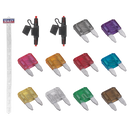 Sealey MBFSET Clip Strip Deal - Automotive Mini Blade Fuses & Holders