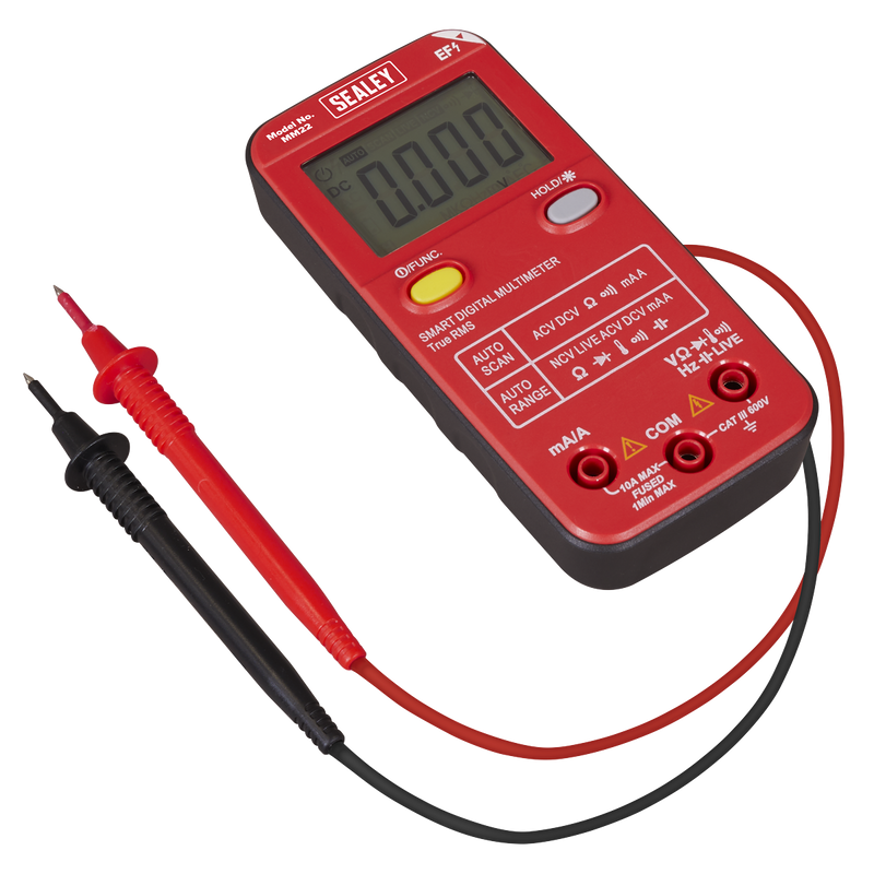 Sealey MM22 13-Function Professional Smart Auto-Scanning Digital Multimeter