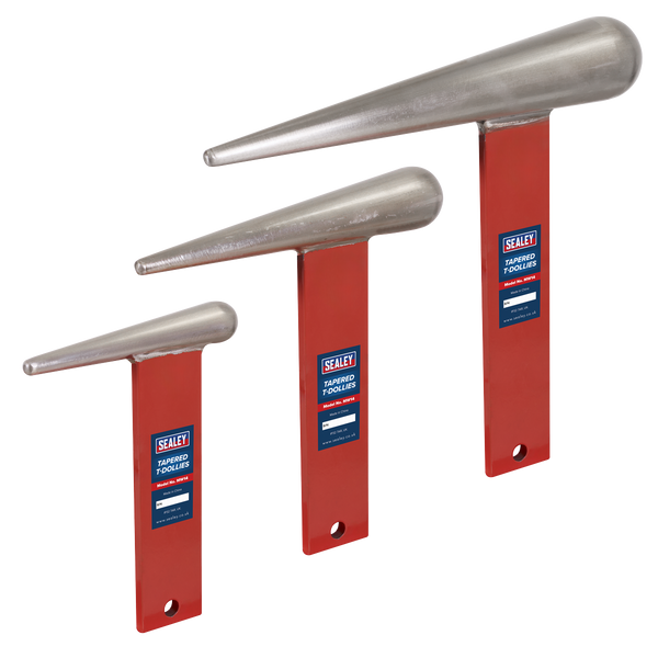 Sealey MW14 Tapered T-Dollies for Sheet Metal Forming