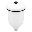 Sealey PC01 Paint Spray Gun Pot with Brass Fitting 600ml - White