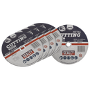 Sealey PTC/230CT5 230 x 2mm Cutting Disc 22mm Bore - Pack of 5