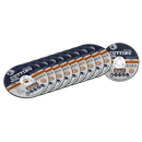 Sealey PTC/3C10 75 x 2mm Cutting Disc 10mm Bore - Pack of 10