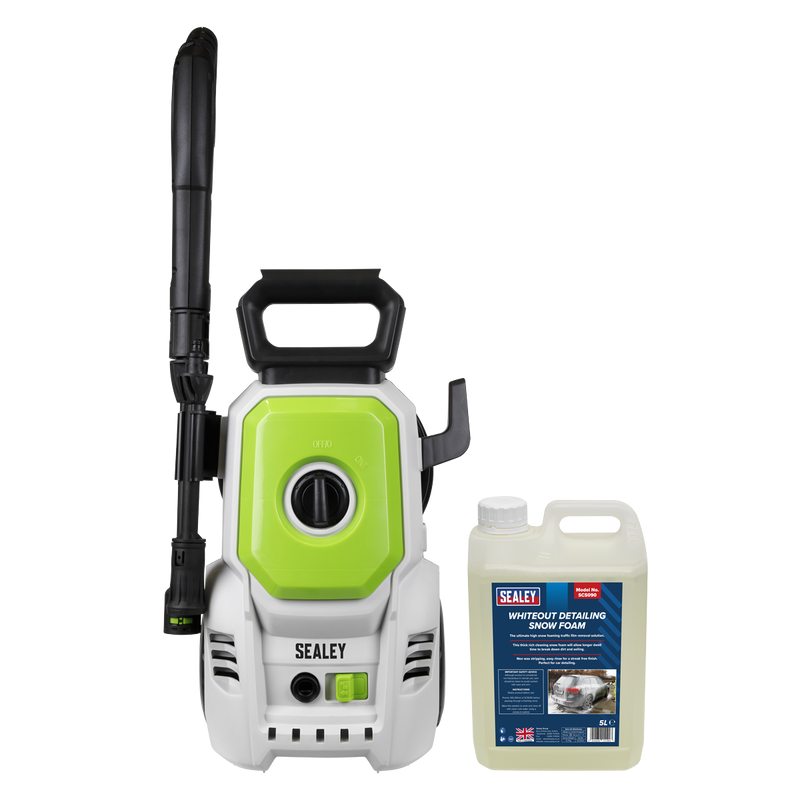 Sealey PW1610COMBO Pressure Washer 100bar 390L/hr with Snow Foam