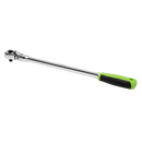 Sealey S01257 Ratchet Wrench 1/4"Sq Drive Long Flexi-Head Flip Reverse