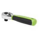 Sealey S01259 Ratchet Wrench 3/8"Sq Drive Stubby  Flip Reverse