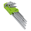 Sealey S01262 Key Set TRX-Star* Long 9pc