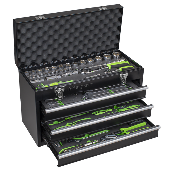 Sealey S01266 Portable Tool Chest 3 Drawer with 98pc Tool Kit