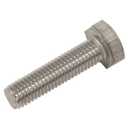 Sealey S1040 Stainless Steel Hex Head Set Screw DIN 933 - M10 X 40 A2 - Pack of 25