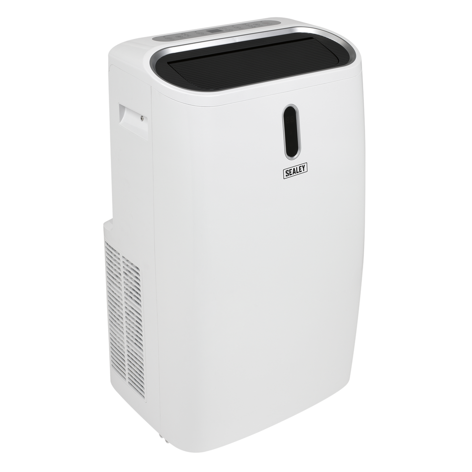 Sealey SAC16000 Portable Air Conditioner/Dehumidifier/Air Cooler/Heater with Window Sealing Kit 16,000Btu/hr