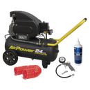 Sealey SAC2420E110VSC 24L Direct Drive Air Compressor Combo 2hp 110V