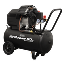 Sealey SAC5002 Air Compressor 50L V-Twin Oil Free Direct Drive 3hp