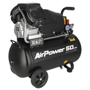 Sealey SAC5030VA 50L V-Twin Direct Drive Air Compressor 3hp
